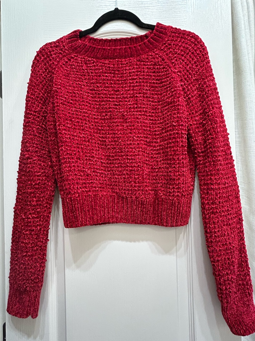 Altar'd State Red Chunky Knit Sweater